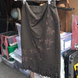 Vintage Brown Skirt